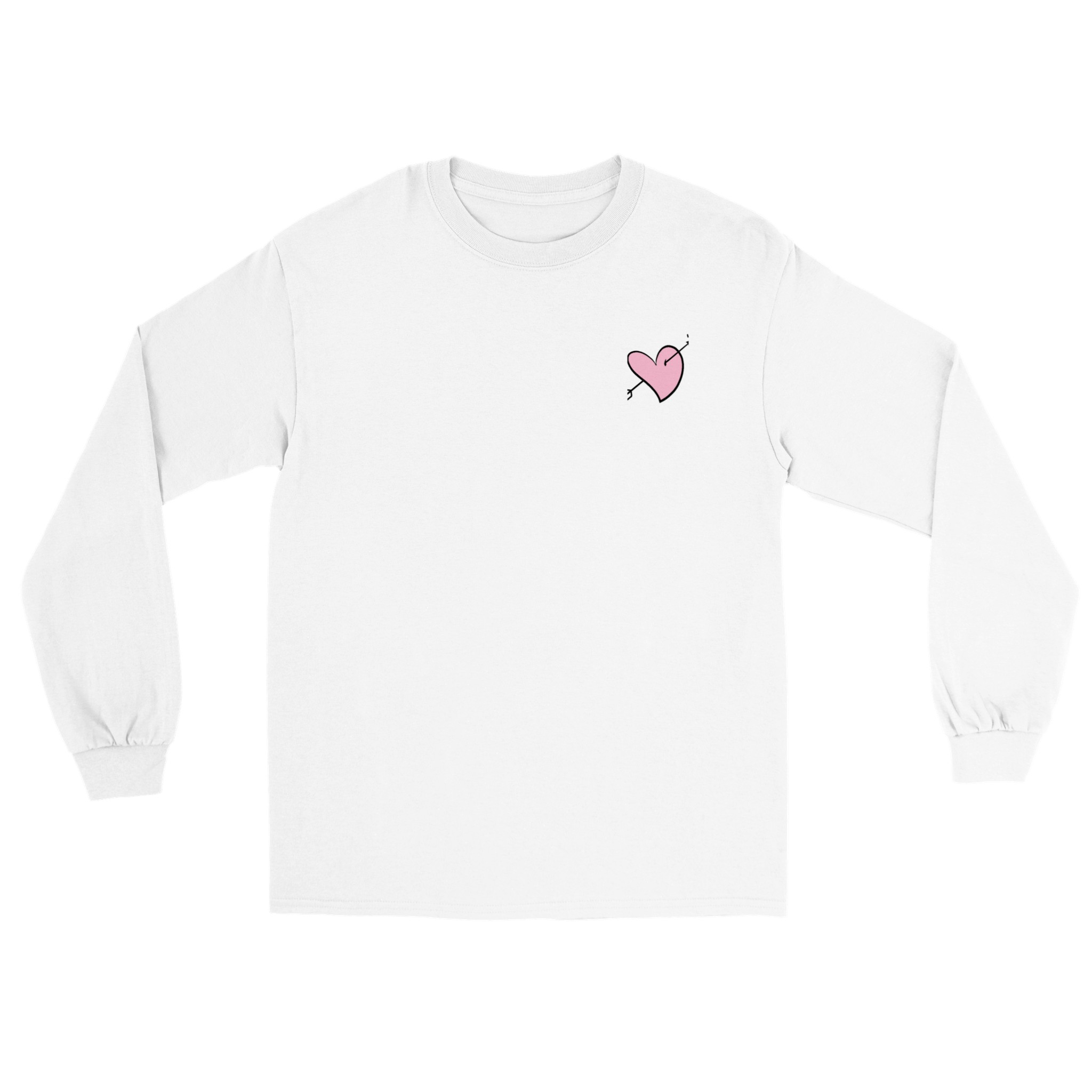 Classic Unisex Longsleeve T-shirt - Cupids Heart