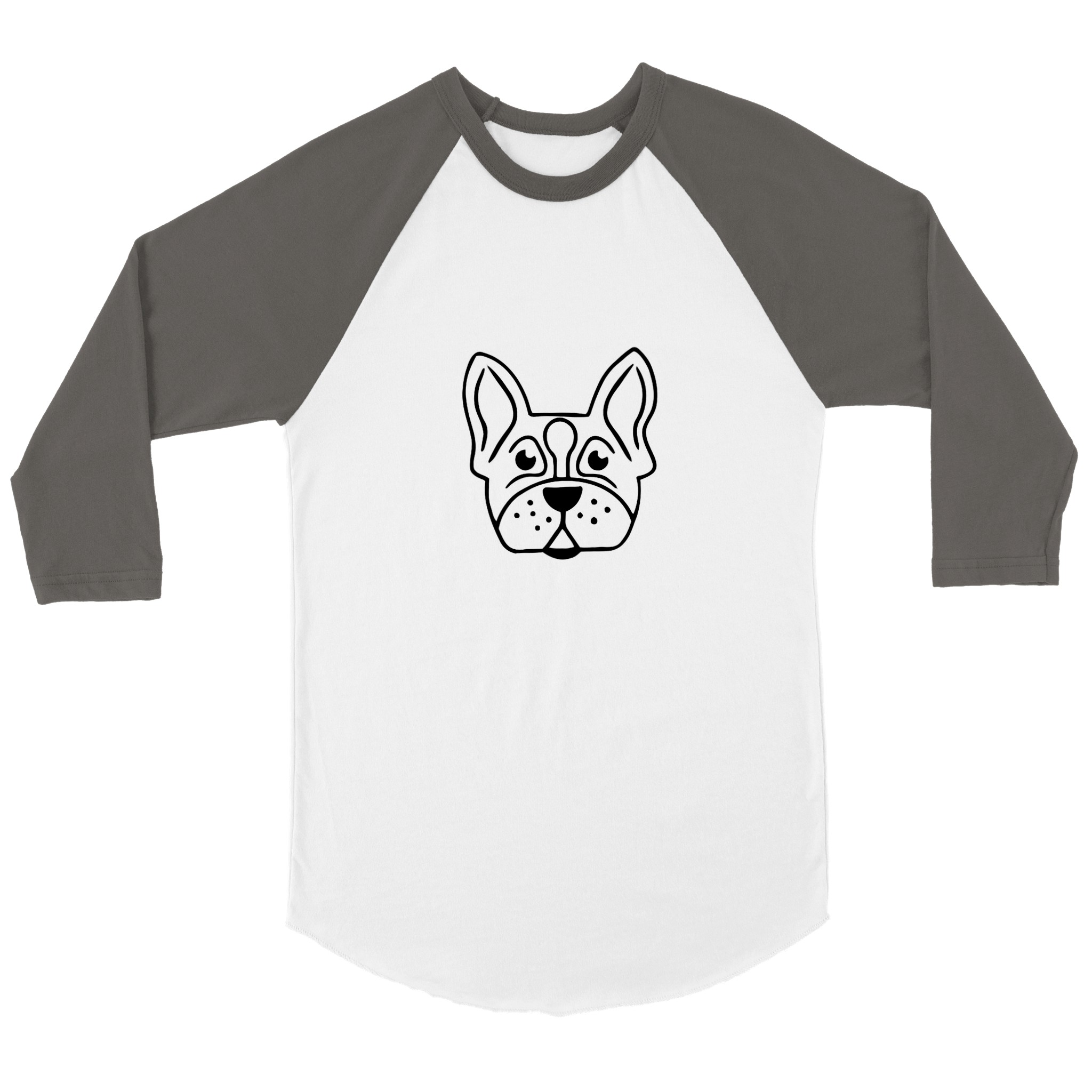 Dog Unisex 3/4 sleeve Raglan T-shirt