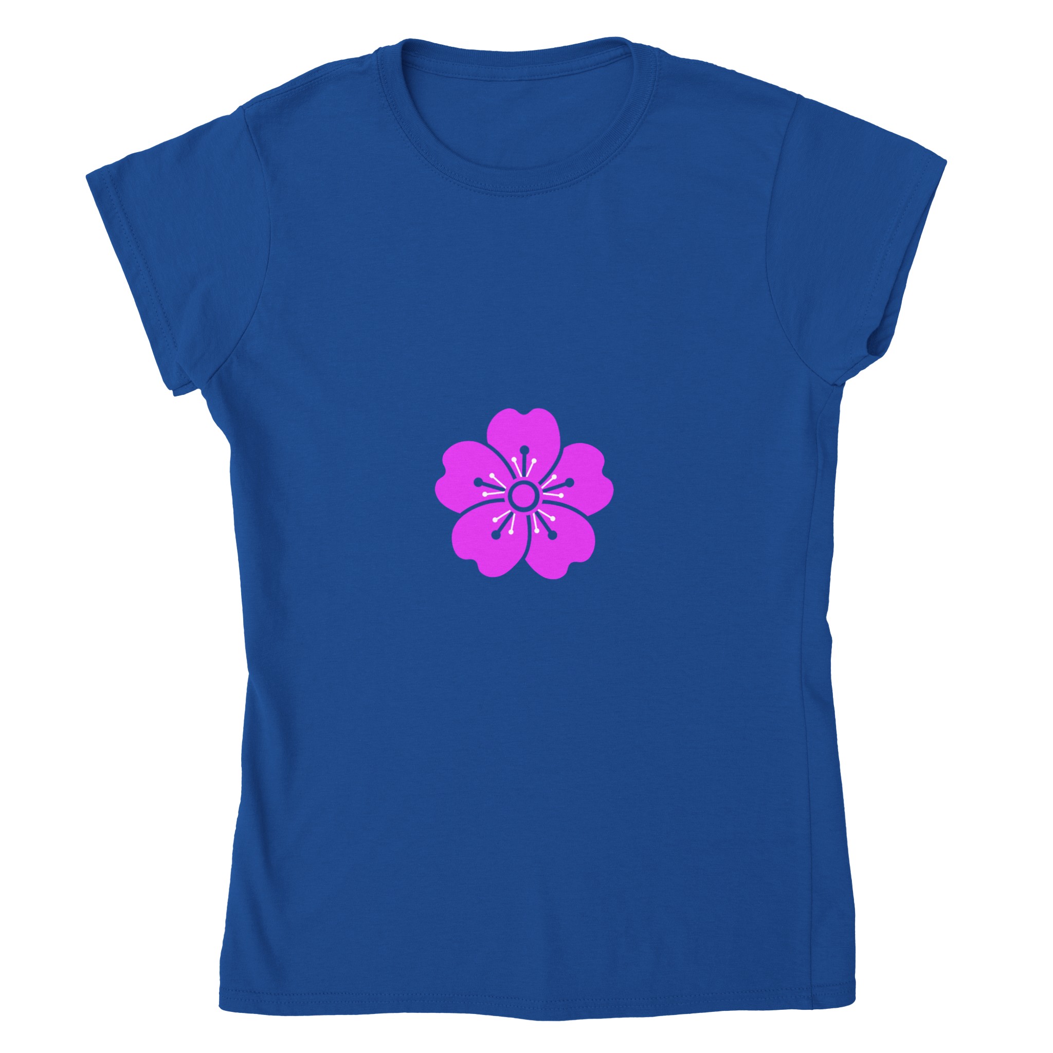 Flower Classic Womens Crewneck T-shirt