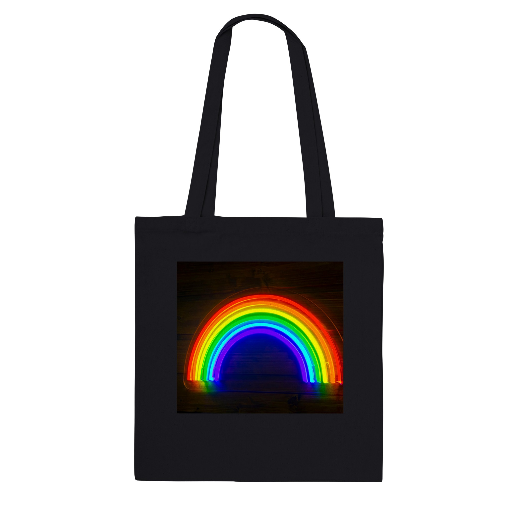 Double sided rainbow Tote Bag