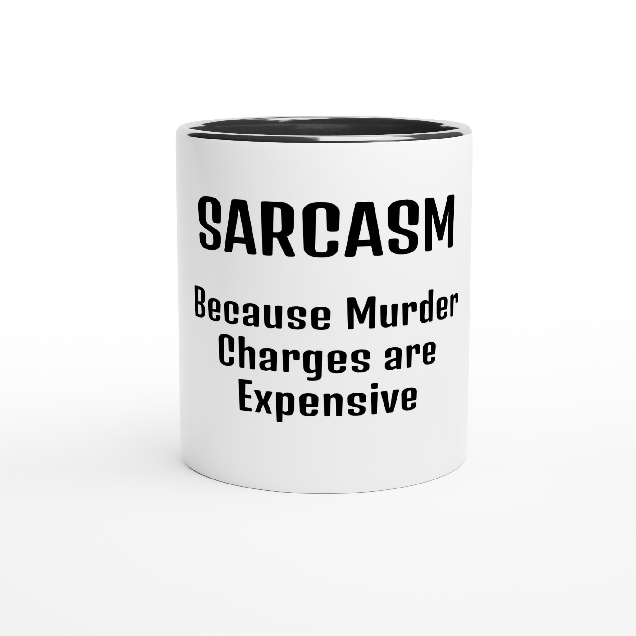Sarcasm mug black