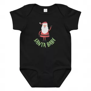 Santa Baby jersey bodysuit