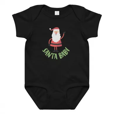 Santa Baby jersey bodysuit