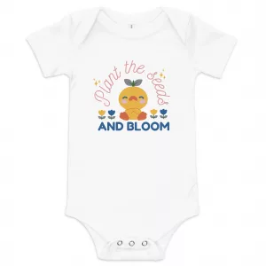 Baby short sleeve one piece Plant the Seeds Baby short sleeve one piece Plant the Seeds