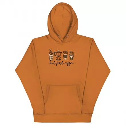 First Coffee Unisex Hoodie First Coffee Unisex Hoodie