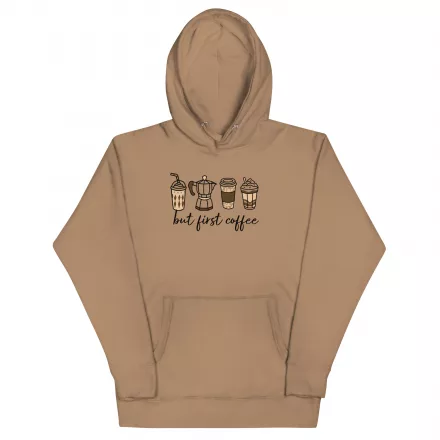 First Coffee Unisex Hoodie First Coffee Unisex Hoodie