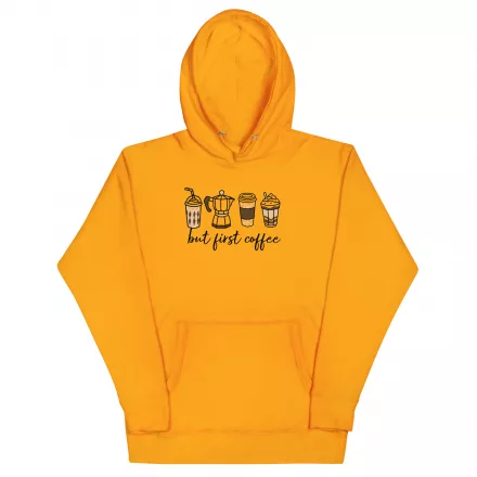 First Coffee Unisex Hoodie First Coffee Unisex Hoodie