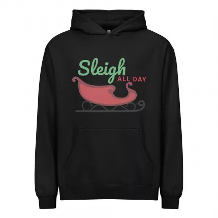 Sleigh All Day box hoodie