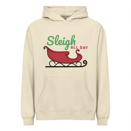 Sleigh All Day box hoodie