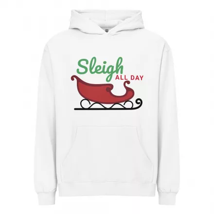 Sleigh All Day box hoodie