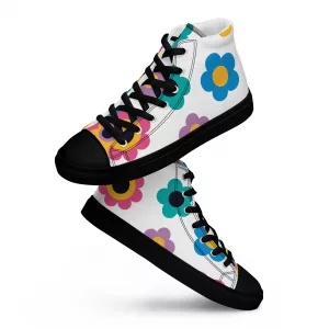 Women’s Floral Canvas High Top Shoes Women’s Floral Canvas High Top Shoes