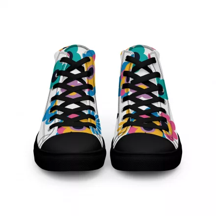 Women’s Floral Canvas High Top Shoes Women’s Floral Canvas High Top Shoes