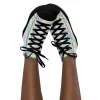Women’s pastel striped high top canvas shoes Women’s pastel striped high top canvas shoes