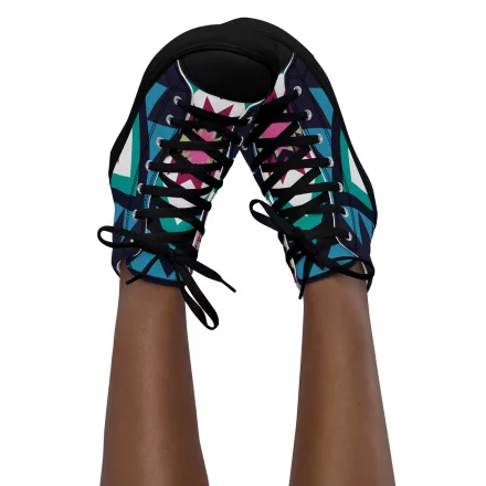 Women’s patterned high top canvas shoes Women’s patterned high top canvas shoes