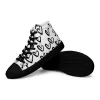 Women’s Heart Monochrome high top canvas shoes