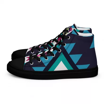Women’s patterned high top canvas shoes Women’s patterned high top canvas shoes