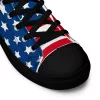 Women’s high top canvas Stars and Stripes shoes