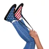 Women’s high top canvas Stars and Stripes shoes