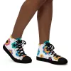 Women’s Floral Canvas High Top Shoes Women’s Floral Canvas High Top Shoes