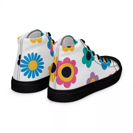 Women’s Floral Canvas High Top Shoes Women’s Floral Canvas High Top Shoes