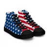 Women’s high top canvas Stars and Stripes shoes