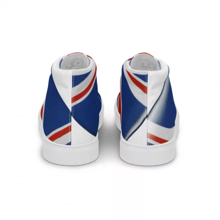 Women’s Union Jack high top canvas shoes