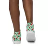 Women’s flower high top canvas shoe