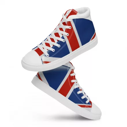 Women’s Union Jack high top canvas shoes