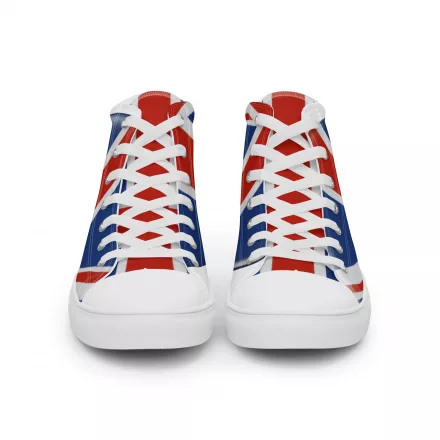 Women’s Union Jack high top canvas shoes