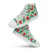 Women’s flower high top canvas shoe