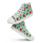 Women’s flower high top canvas shoe Women’s flower high top canvas shoe