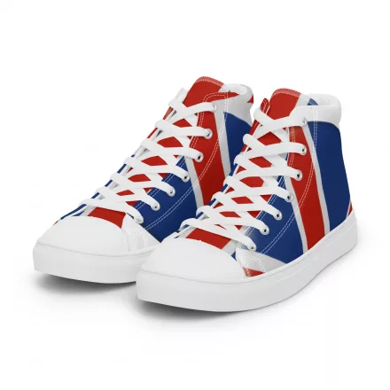 Women’s Union Jack high top canvas shoes