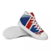 Women’s Union Jack high top canvas shoes