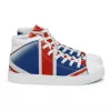 Women’s Union Jack high top canvas shoes