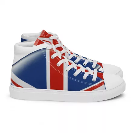 Women’s Union Jack high top canvas shoes