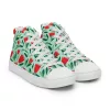 Women’s flower high top canvas shoe