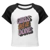 Girls Get it Done Women’s micro rib raglan baby tee