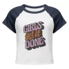 Girls Get it Done Women’s micro rib raglan baby tee