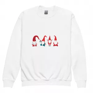Youth Christmas Gnome crewneck sweatshirt