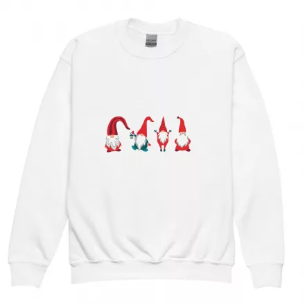 Youth Christmas Gnome crewneck sweatshirt Youth Christmas Gnome crewneck sweatshirt