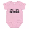 Small Steps Big Courage Baby jersey bodysuit