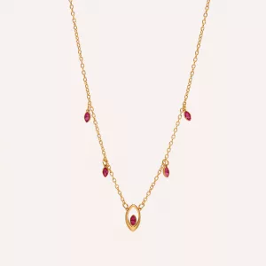 Beauvoir Necklace - Scarlett