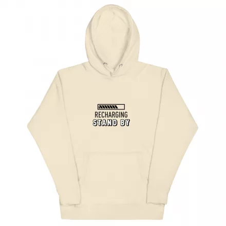 Recharging Stand By Unisex Hoodie