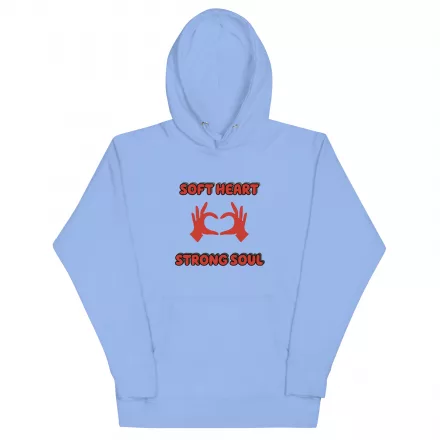Soft Heart, Strong Soul Unisex Hoodie Soft Heart, Strong Soul Unisex Hoodie