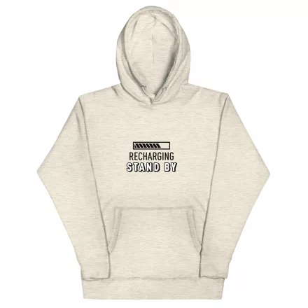 Recharging Stand By Unisex Hoodie