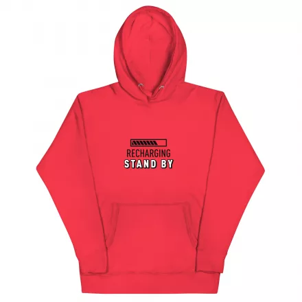 Recharging Stand By Unisex Hoodie