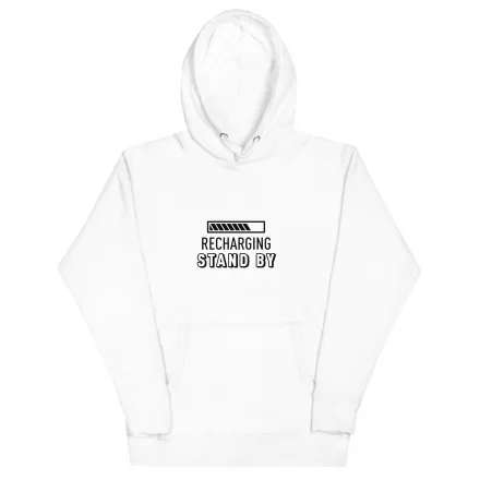 Recharging Stand By Unisex Hoodie