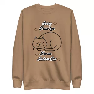 Indoor Cat Unisex Premium Sweatshirt
