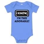 I’m This Adorable Baby short sleeve one piece I'm This Adorable Baby short sleeve one piece