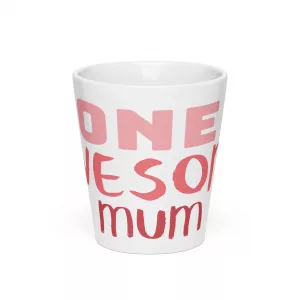 One Awesome Mum Latte mug